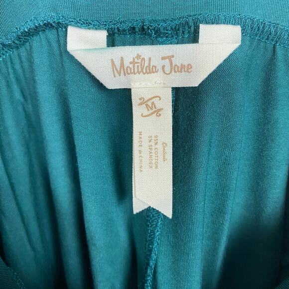 Matilda Jane Dark Green Big Ruffle Pants With Button Detail Sz.M - Picture 8 of 14
